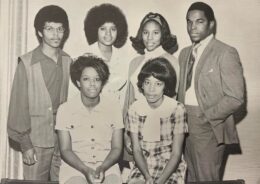 Freshman Class Officers in the 1971 Yearbook - Standing on the far right is Lawrence Tureaud (aka Mr. T)