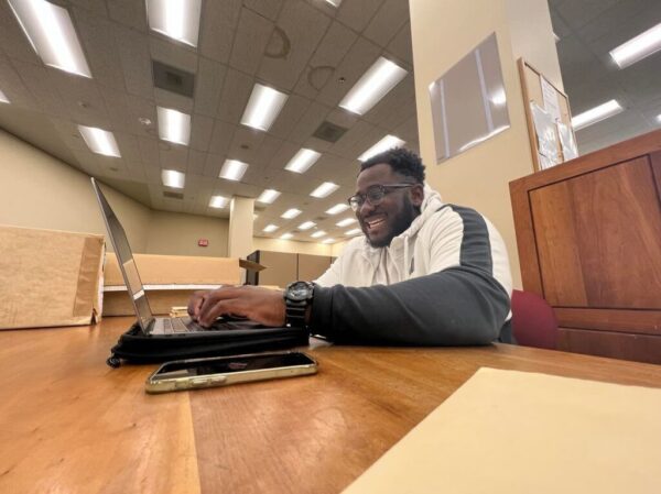 Caleb Brookins working on the Digital PV Panther Project - Photo © T. DeWayne Moore 2022