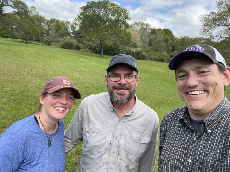 Aundrea Thompson & Dr. Chet Walker met with project director and PVAMU Assistant Professor of History DeWayne Moore to learn more about the grant from the Summerlee Foundation.