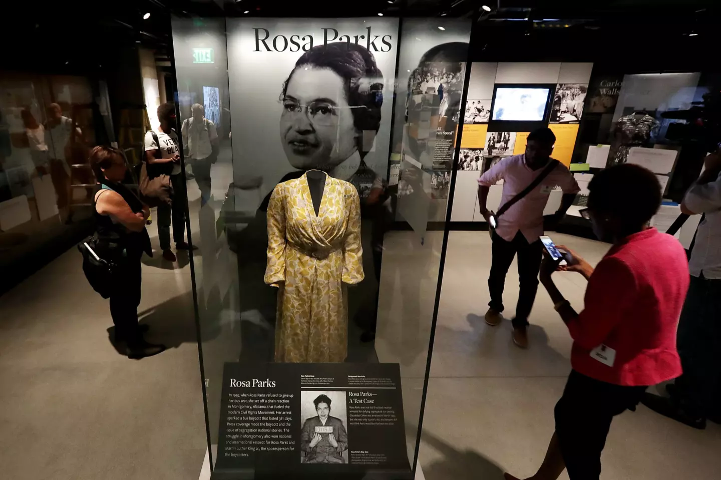 A photo representing contributions of civil rights leader clothes to preserve our history 