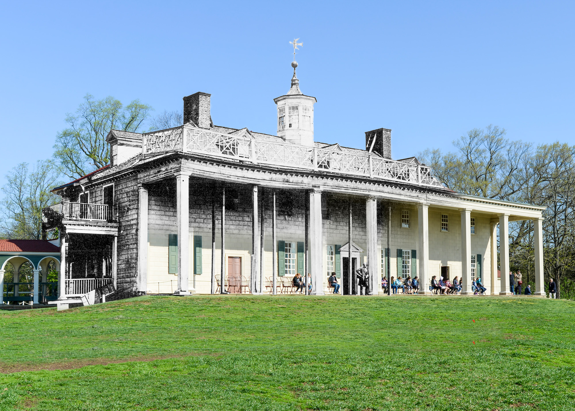 A photograph of Mt. Vernon in 2024  [Source www.mtvernon.org]