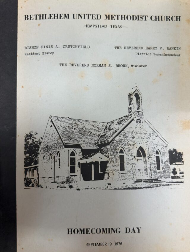 1976 Homecoming Program Cover