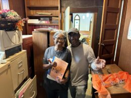 Geneva Moore and Albert Garfield